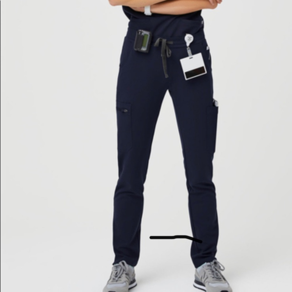 Figs Yola Skinny scrub pants - Navy Blue S/T